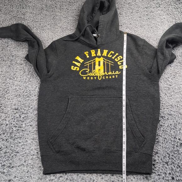 San Francisco California Hoodie Adult Small Gray Destination Pullover Sweatshirt - Picture 4 of 6